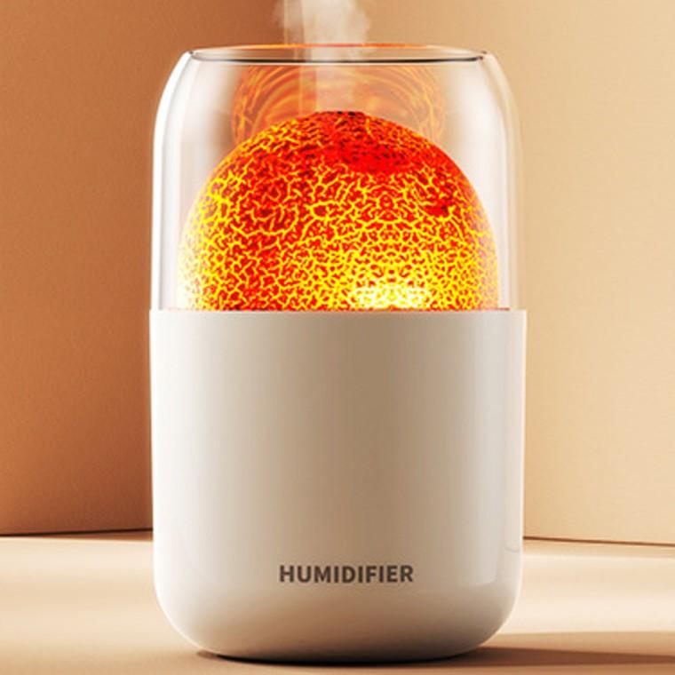 PL 사계절 가습기 [웰스온] 볼케이노 USB 무드등 가습기 V3 (250ml) (화이트) No52