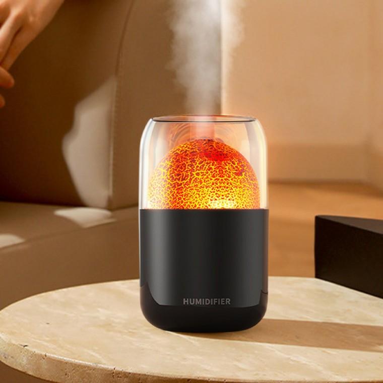 PL 애정템 가습기 [웰스온] 볼케이노 USB 무드등 가습기 V3 (250ml) (블랙) No47