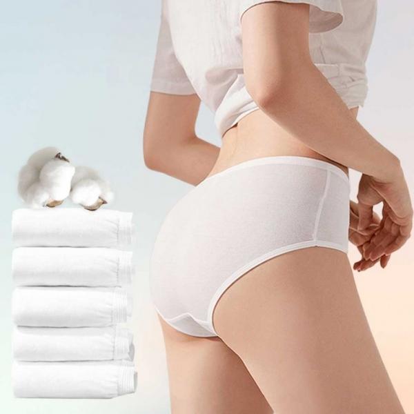 일회용 순면 100% 위생 멸균 팬티 고급 여성 여자 속옷 삼각 여행용 휴대 생리 산후 마사지 샵 환자 조리원