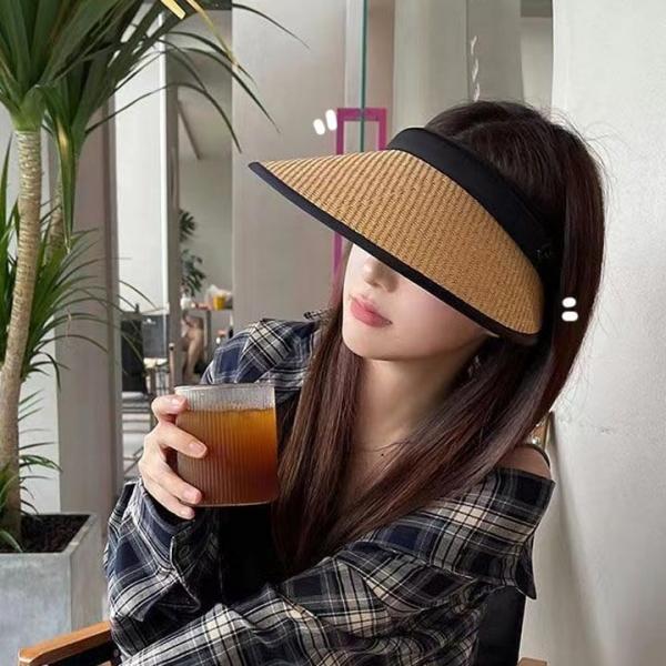 여성 자외선차단 썬캡 12 데일리 라탄 모자 햇빛가리개 밀짚모자 여름썬캡