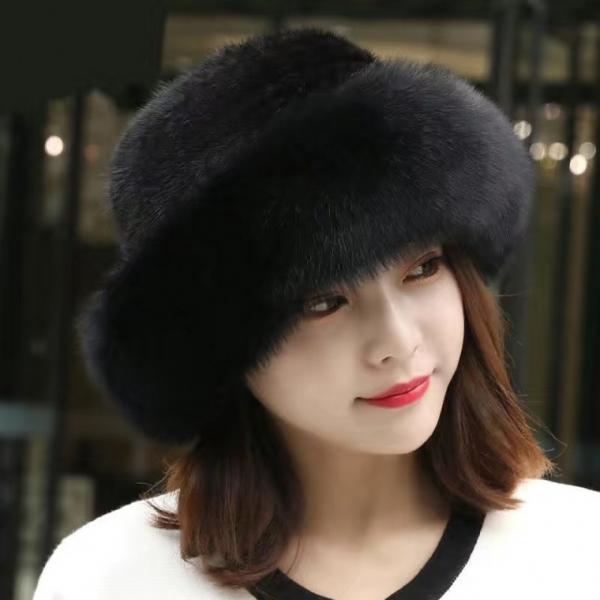 2500배송 여성 겨울 털모자 에스키모 방한 여우털모자 벙거지모자