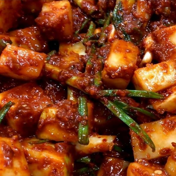 전라도 여수 남도 깍두기 김치 3kg 속재료까지 100% 국내산 전라도식 깍뚜기