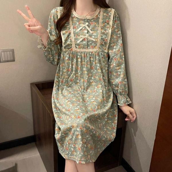 온모어 홈웨어 잠옷 여성잠옷 원피스잠옷 여자잠옷 홈웨어원피스 잠옷원피스 파자마파티 여성실내복 여성파