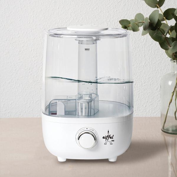 UEH-EF6090 대용량 초음파가습기 4L 통세척 간편세척 저소음 듀얼 사무실 가정용 상부급수형 필터없는 가습기
