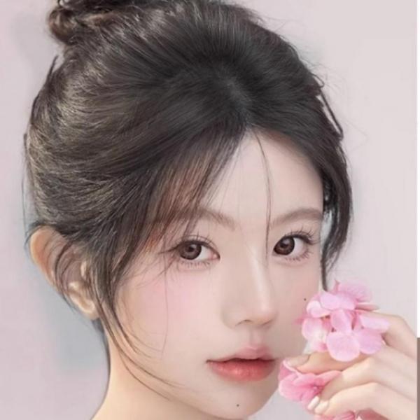 정수리 앞머리 얇은 부분가발 간편 여성 헤어피스 일체형 부분