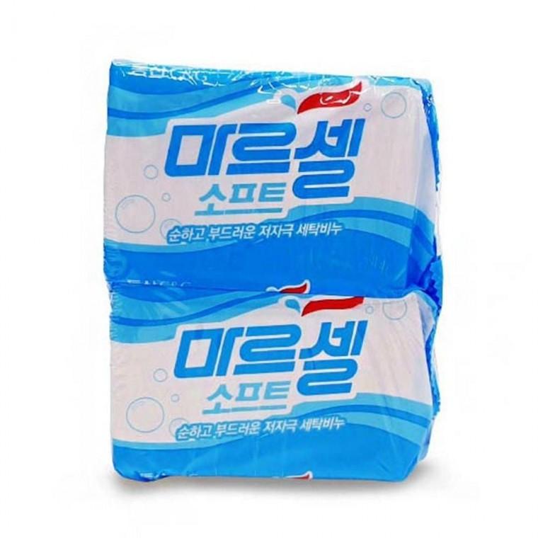 순하고 부드러운 저자극 소프트 세탁 비누 4개입 세탁비누 빨래 찌든때 행주 속옷 표백