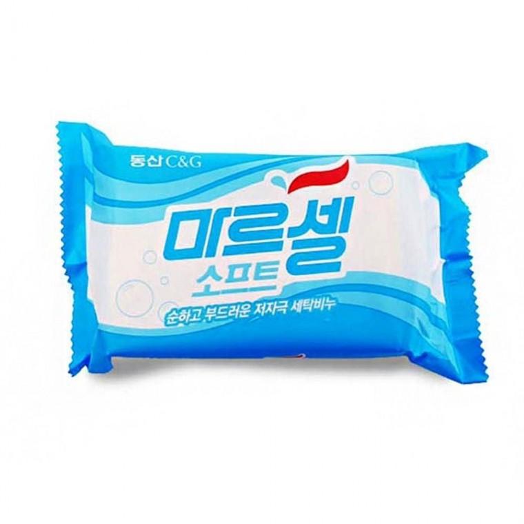 깨끗한 손 세탁 효과 저자극 소프트 비누 1개입 세탁비누 빨래 찌든때 행주 속옷 표백