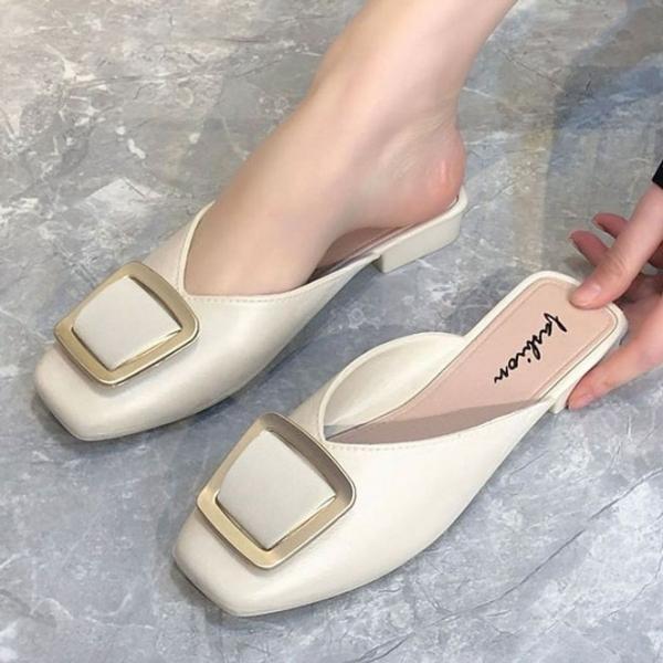 여자 블로퍼 뮬 여성 블로퍼 단화 뮬 슬리퍼 신발 ZX