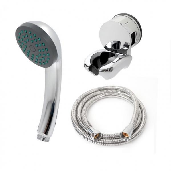 크롬 샤워기 소 고급메탈호스 A세트 1.5m 샤워줄 화장실 절수형 샤워헤드 호수 목욕탕 고압 수전 수압상승