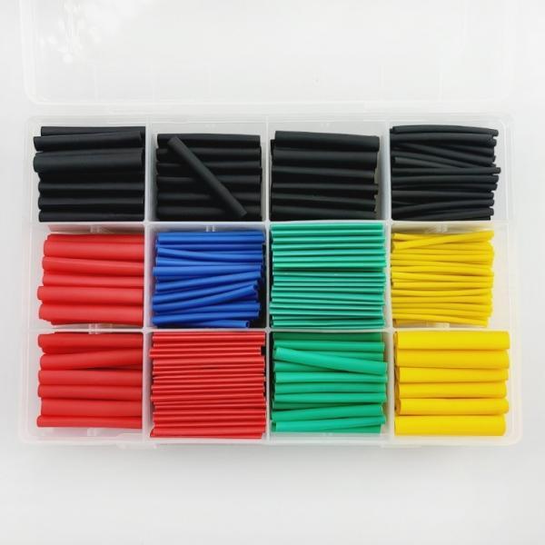 열 수축튜브 세트 전기 절연 선보호 정리 모듬 530pcs