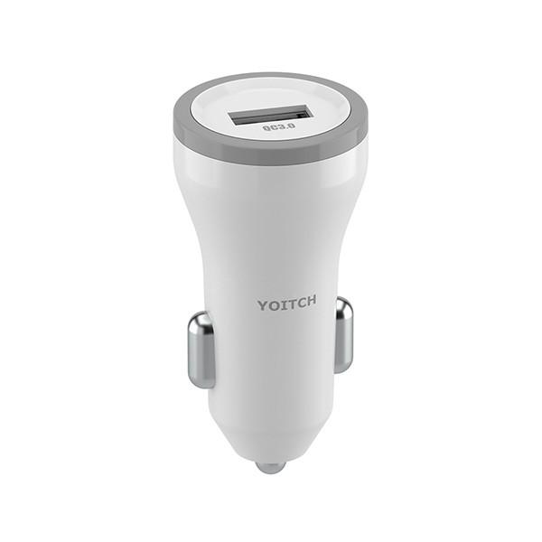 폰세상 요이치 차량용 퀵차지 3.0 18W USB 1포트 고속 충전기 시거잭 엘빈 Q1 (케이블 미포함)