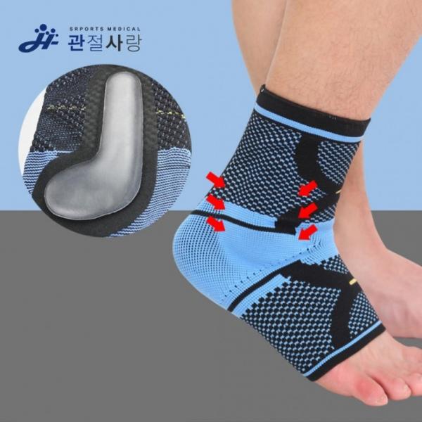 관절사랑 쿠션 슬리브 압박 발목보호대   발목밴드