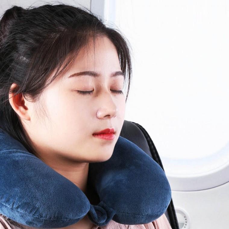 부드러운 목베개 기내용 여행용 목베개 사무실 휴대용 필수템 안락 기내용목베게 차량용목베게