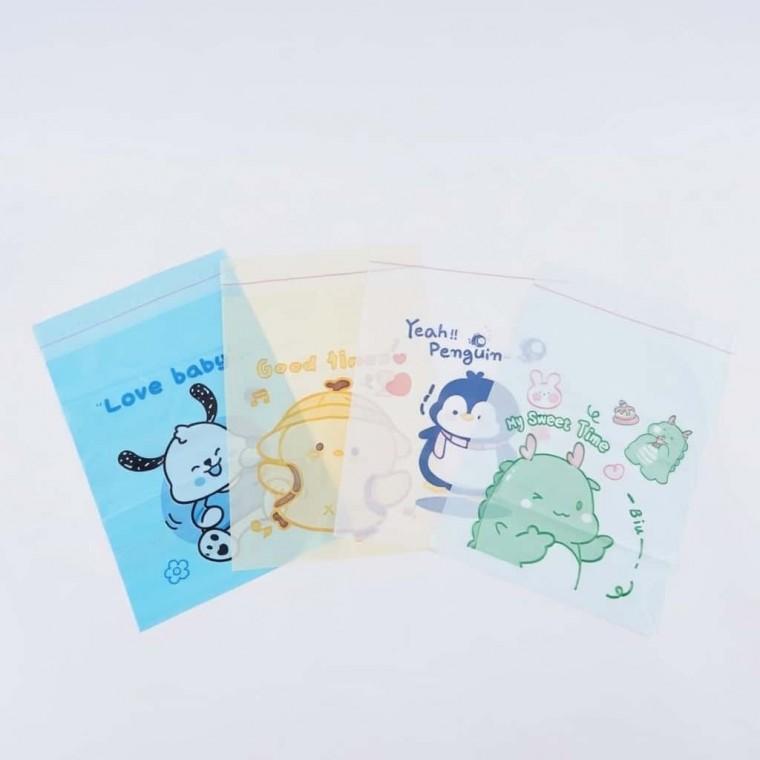 접착 쓰레기 봉투 10매 휴대용 차량 봉지 차량용쓰레기봉투 차휴지통