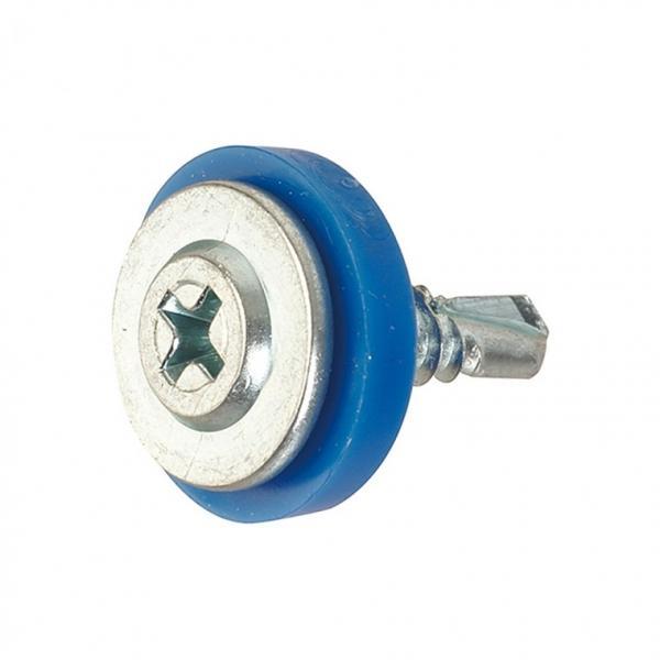 방수피스 20mm 25mm 200개입 청색 플라스틱 방수와샤 지붕작업