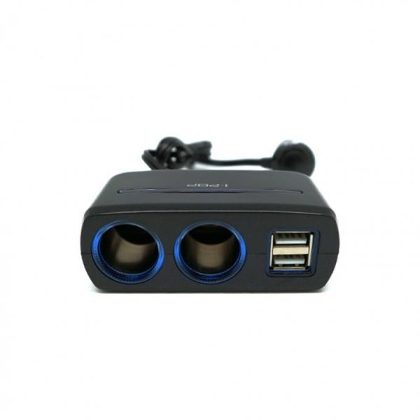 카렉스 아이팝블루라인듀얼USB 2구소켓   멀티소켓