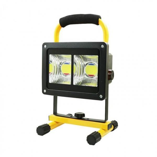 충전식 LED 투광기 100W 핸디형 무선 캠핑랜턴 차박 텐트조명 휴대용