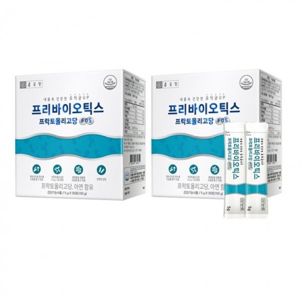 종근당 프리바이오틱스 프락토올리고당 2개