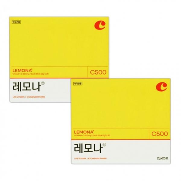 경남제약 레모나산 40포 (20포x2개)