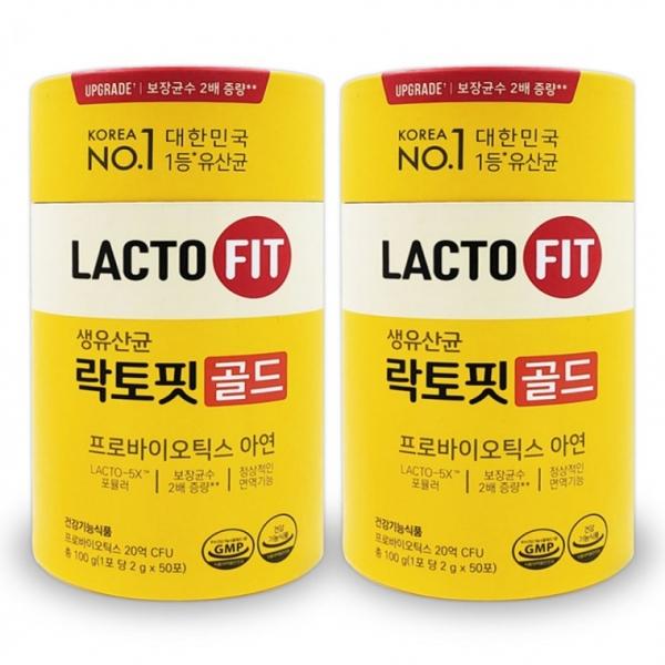 락토핏 생유산균 골드 2g x 50포 2통
