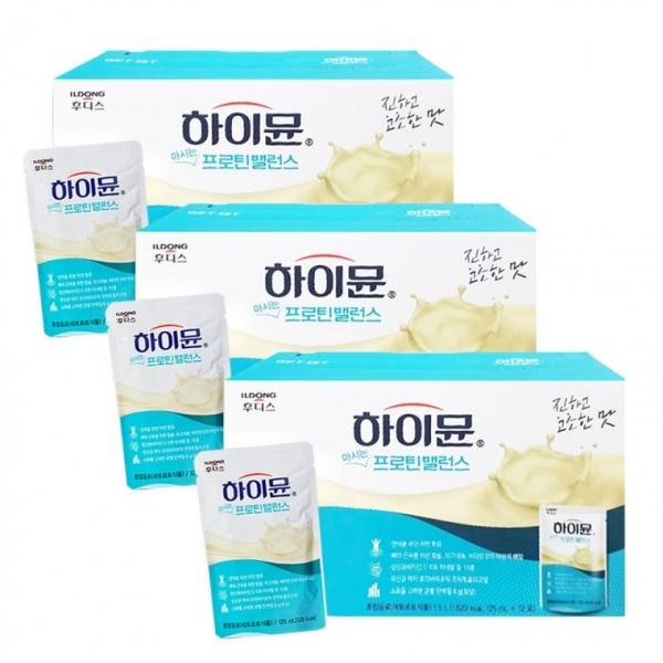 일동 하이뮨 마시는 프로틴 밸런스 125ml 12포 3박스