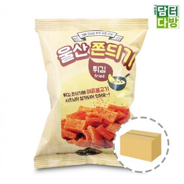 싱싱 울산쫀듸기 매콤불고기맛 스낵 80g 1BOX (16개입)