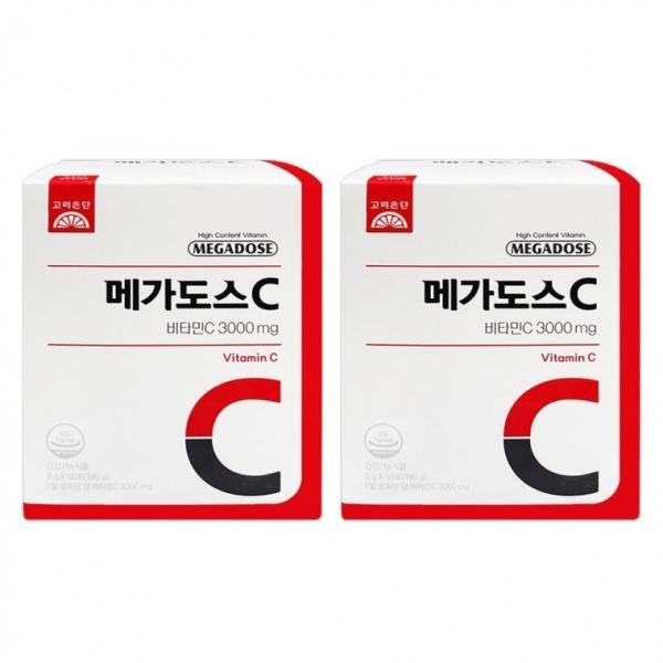 고려은단 메가도스C 비타민C 3000 60포 2개
