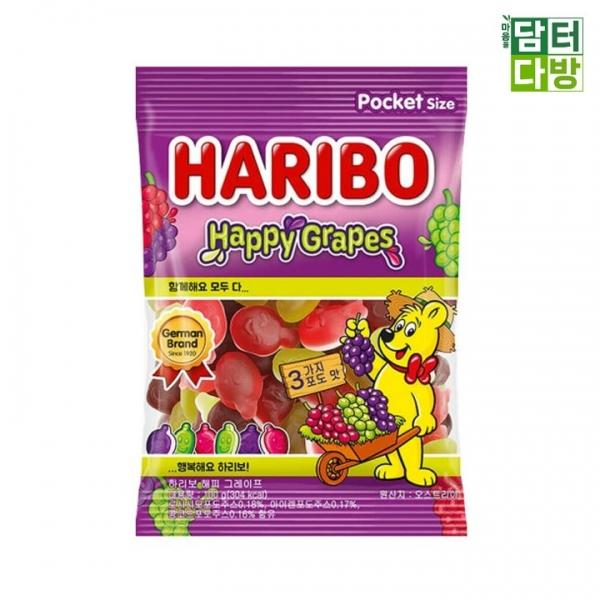 하리보 해피 그레이프 100g X 10개