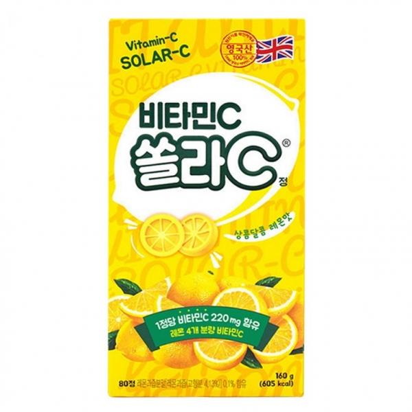 쏠라C 레몬맛 2g x 80정 츄어블 쏠라씨