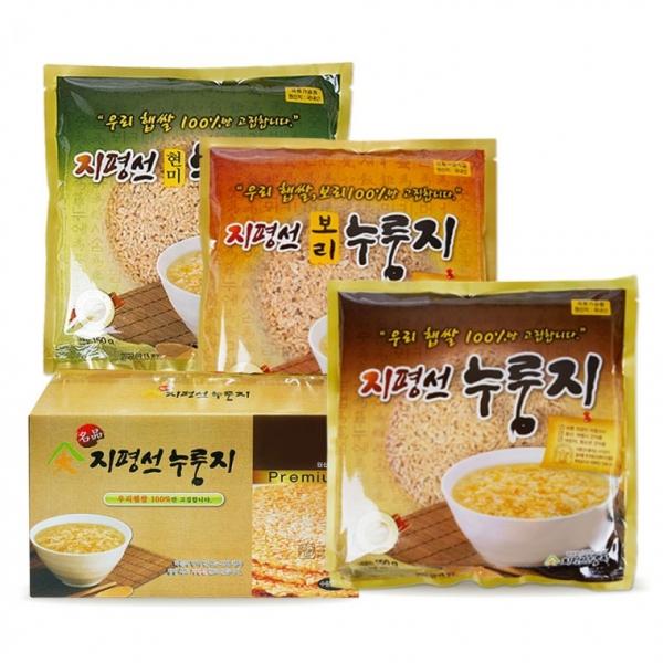 지평선 누룽지 백미 현미 보리 150g 20봉지