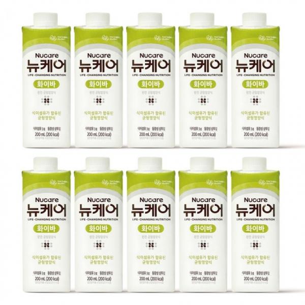 뉴케어 화이바 200ml 10캔