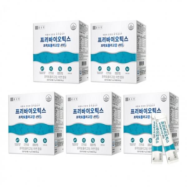 종근당 프리바이오틱스 프락토올리고당 30포 5개