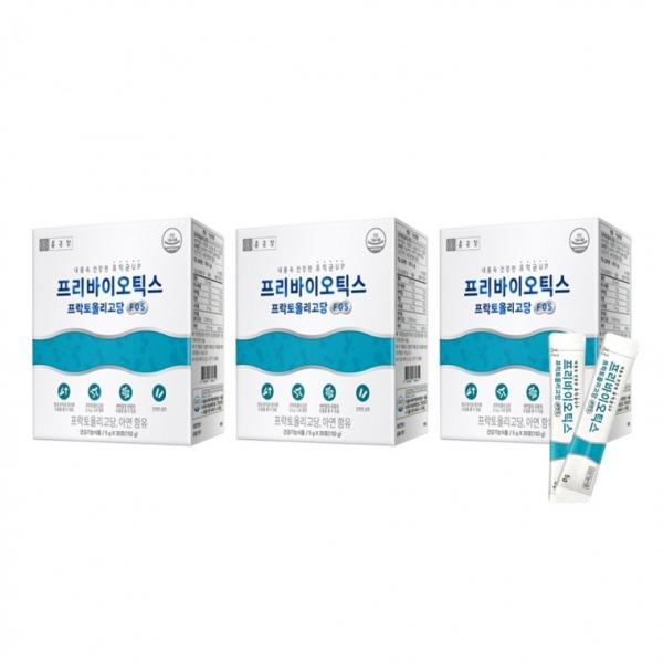 종근당 프리바이오틱스 프락토올리고당 30포 3개