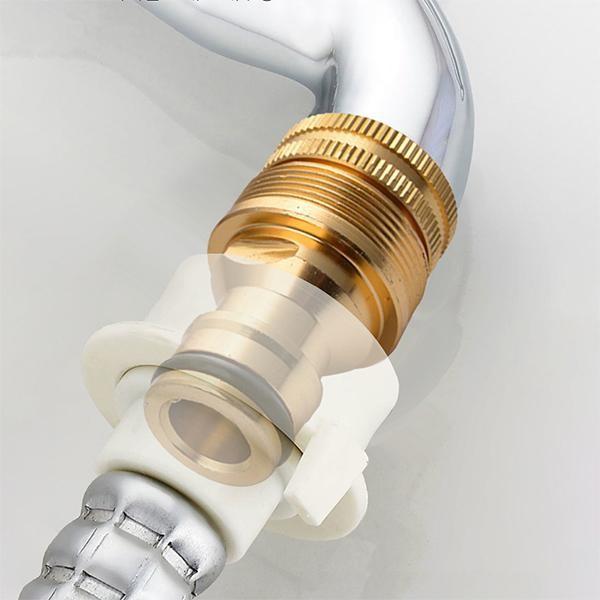 OL1224 수도꼭지 황동22mm 니플컨넥터 연결조인트세트