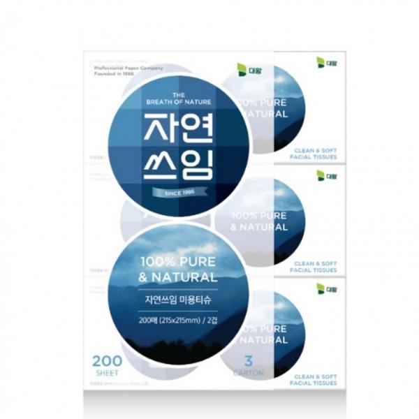 펄프 미용티슈 갑티슈 각티슈 미용화장지 자연쓰임