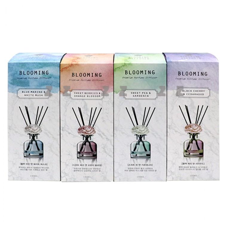 블루밍 홈 디퓨저 본품 150ml-H/방향제/실내디퓨저/고급향기/사무실/인테리어/화장실/향수/탈취