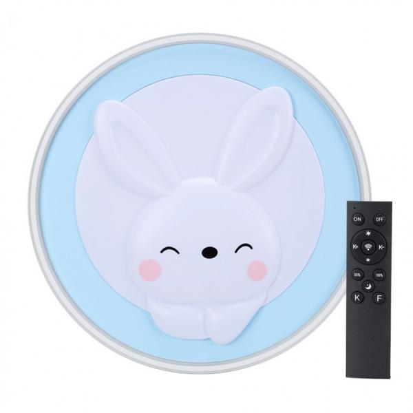 KS 키즈방등 60W LED 리모컨 원형 달 토끼 3색 플리커프리 천장 조명 교체 수리