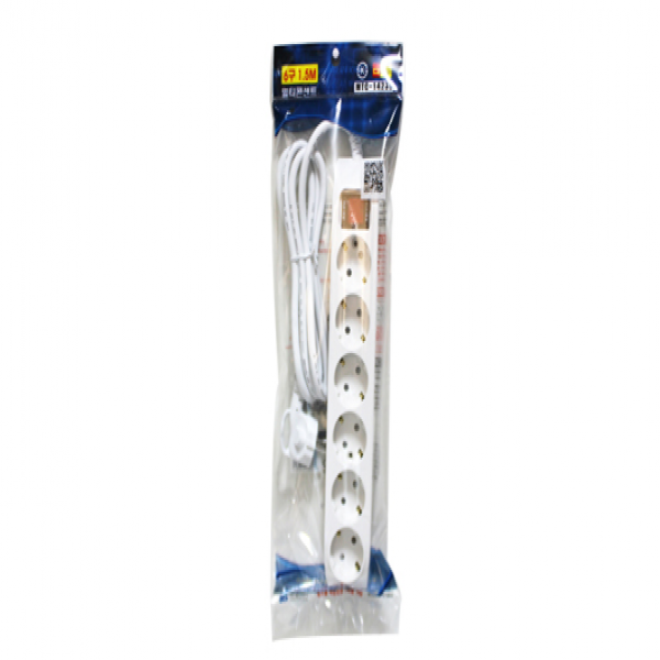 (일신)6구1.5M코드비교환용콘센트 2392
