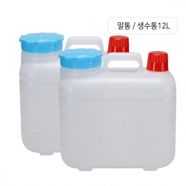 국산생수통 생수용 말통 12L 약수터물통