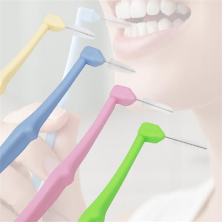 치간칫솔 L형 7P 치태제거칫솔 휴대용치간칫솔