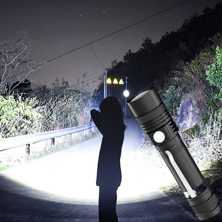 비상용 LED 충전식 휴대용 손전등