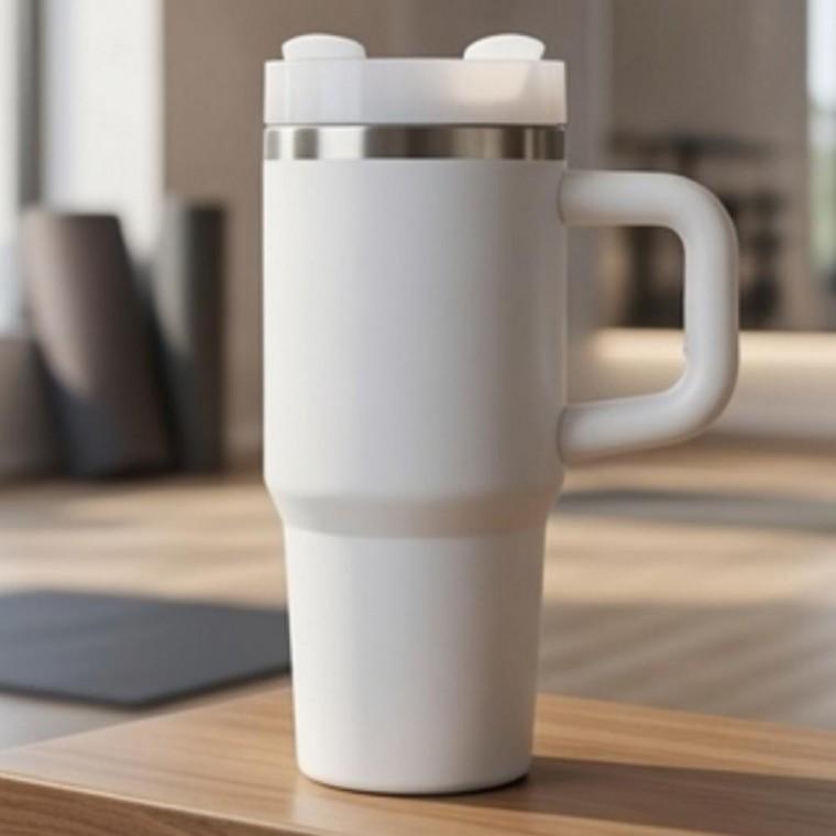 스테인리스 실리콘 그립 휴대용 물병 텀블러 600ml