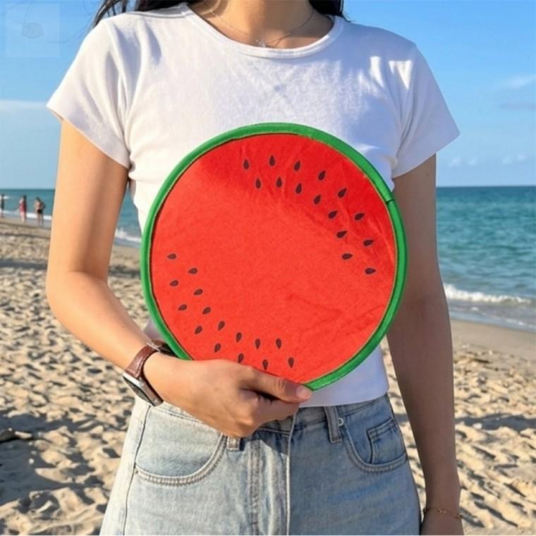 접이식 수박부채 휴대용 귀여운 여름 수박모양 부채 휴대용부채 여름부채 귀여운부채