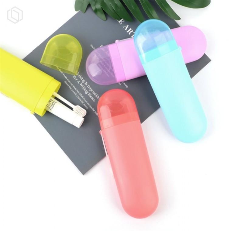 휴대용 라운드 칫솔 홀더 케이스 치약케이스 미니칫솔케이스 여행용칫솔케이스