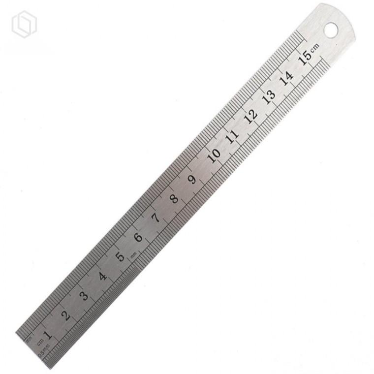 15cm 금속 자 미술용자 측량도구 휴대용자