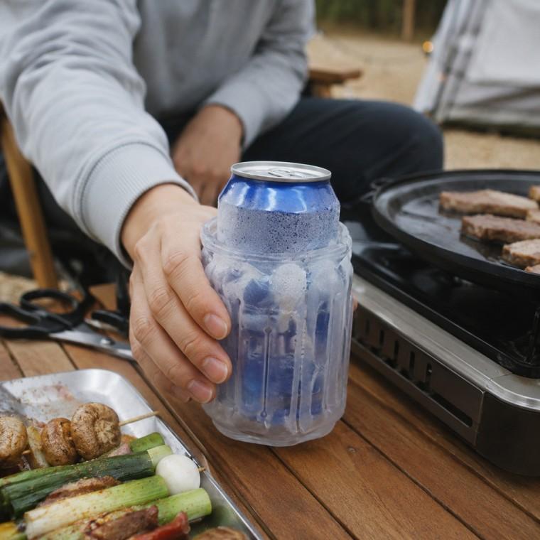 업소용 소주쿨러 캔맥주 보냉홀더 냉동 재사용 캠핑용 휴대용 음료보관