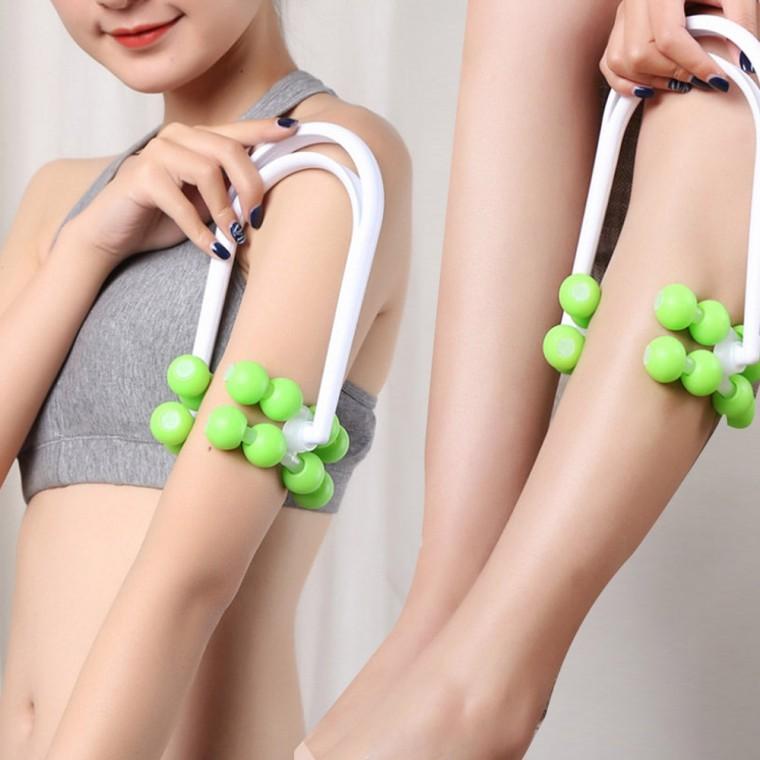 전신 이중 마사지 롤러 스포츠 휴대용 마사지 롤러 근육 휴대 팔다리마사지롤러 주방매트