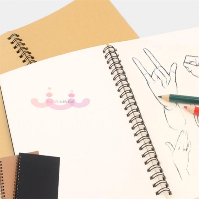 스프링 무지 스케치북 휴대용 무선연습장