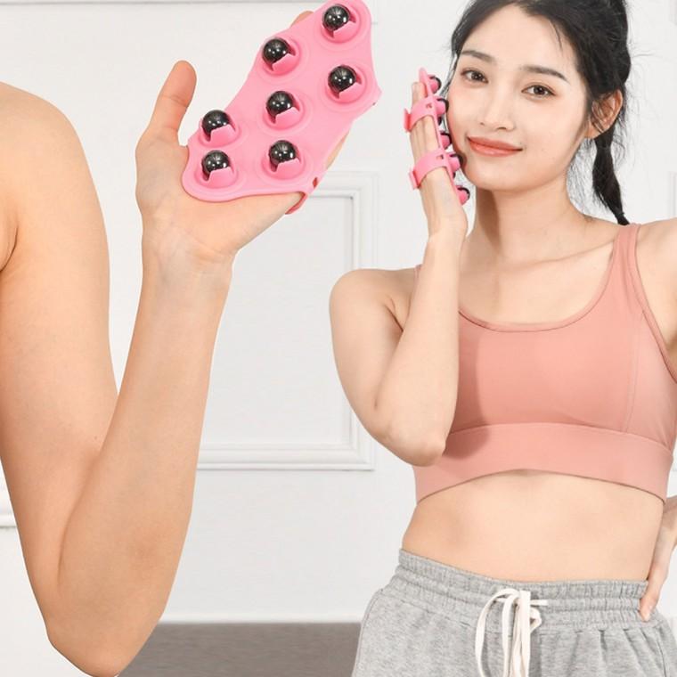휴대용 핸드 마사지 장갑 마사지기 손가락 지압 마사지 용품 마사지구슬패드 욕실매트