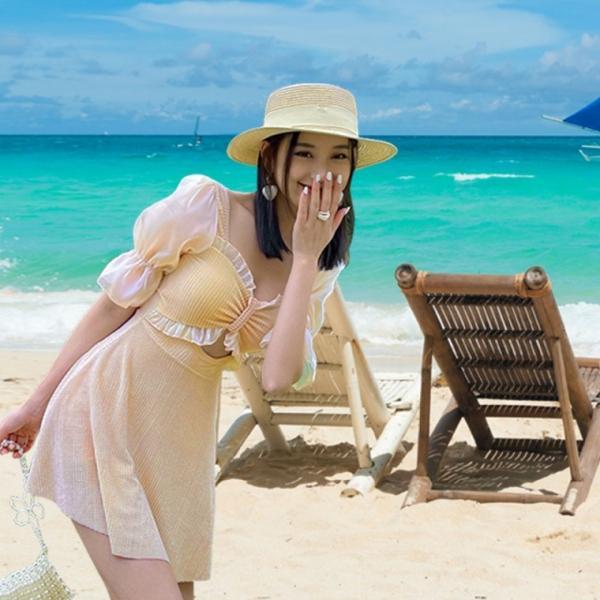 수영복 치마 비키니 수영장 리조트 스커트 레이스
